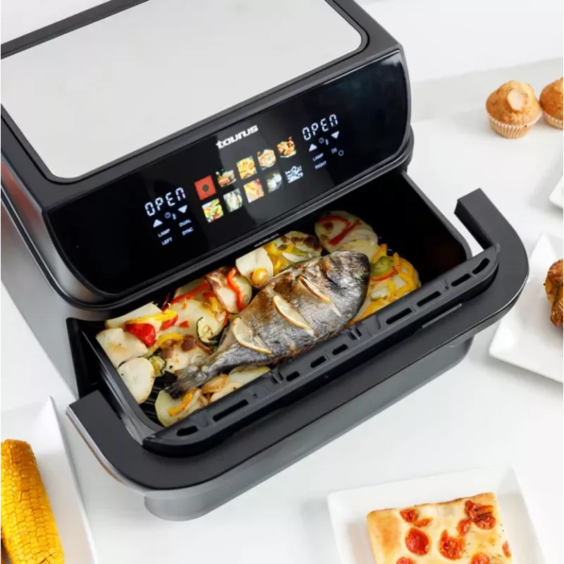 Freidora sin aceite con cesta larga y parrilla Taurus 973004000