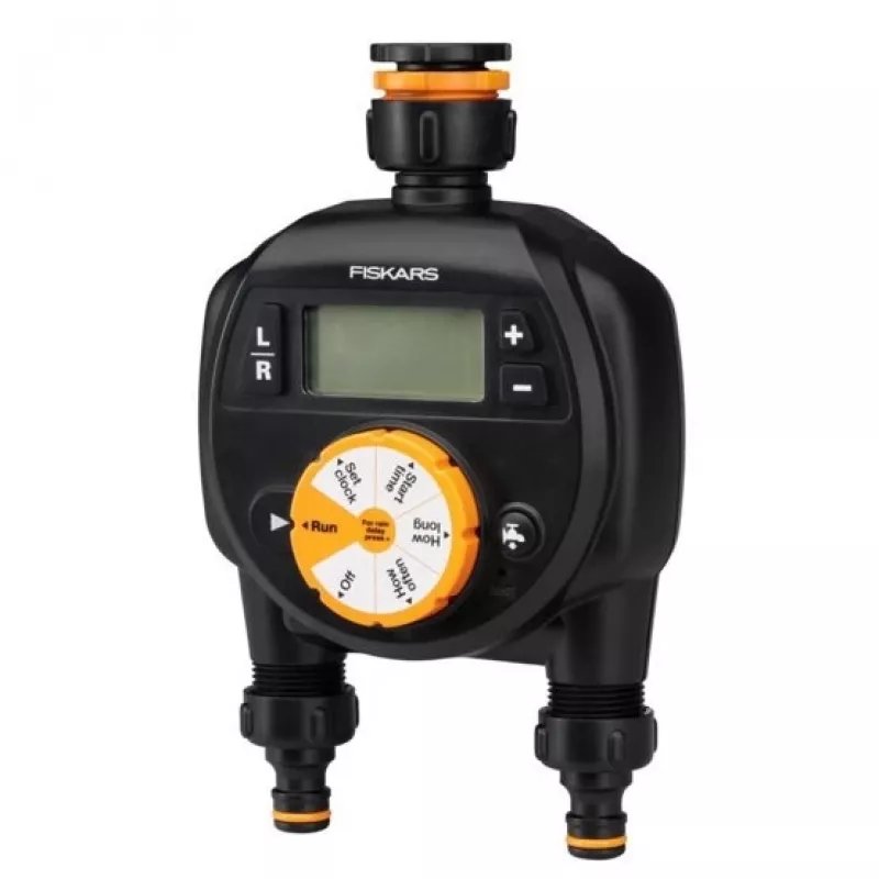 Programador de riego Fiskars con doble salida 1054792