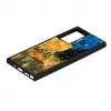 Funda para móvil iKins para Samsung Galaxy Note 20 Ultra — negra, diseño Café-Terrace