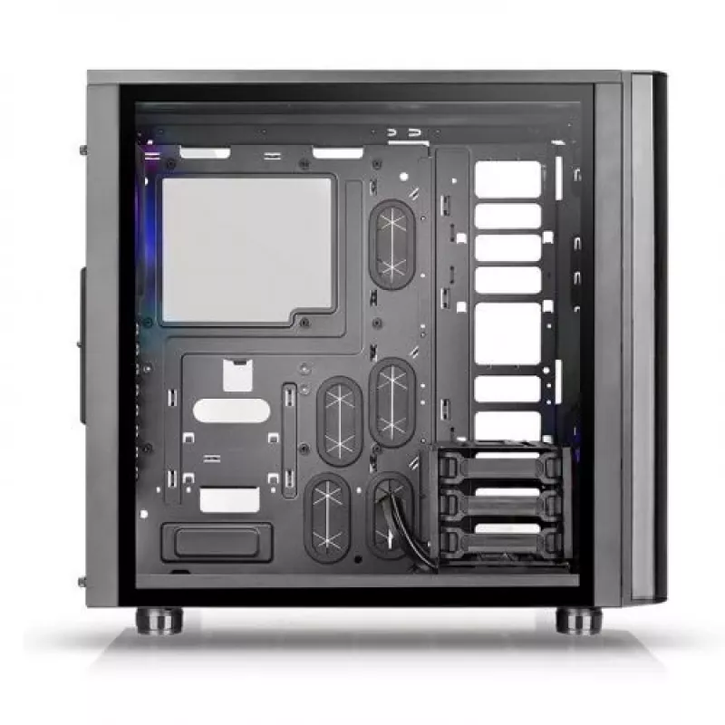 Thermaltake View 31 TG - Edición ARGB - Torre MIDI - ATX - sin fuente de alimentación (PS/2) - Negra - USB/Audio