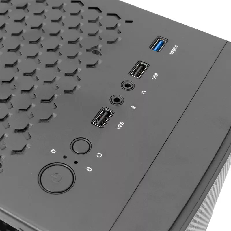 Caja de PC Panzer-2 White Shark GCC-2402 ATX negra