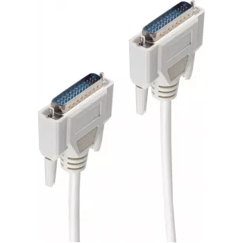 Cable serie ShiverPeaks BS78021-5 DB-25 gris 5 m