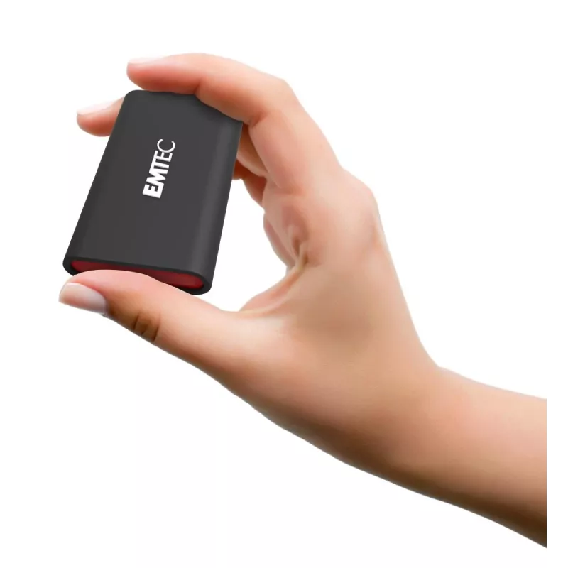 Emtec X210 ELITE 2 TB USB Type-C 3.2 Gen 2 (3.1 Gen 2) negro, rojo