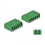 Acoplador de fibra óptica DeLOCK HD LC Hexaplex conector hembra a conector hembra LC Hexaplex verde