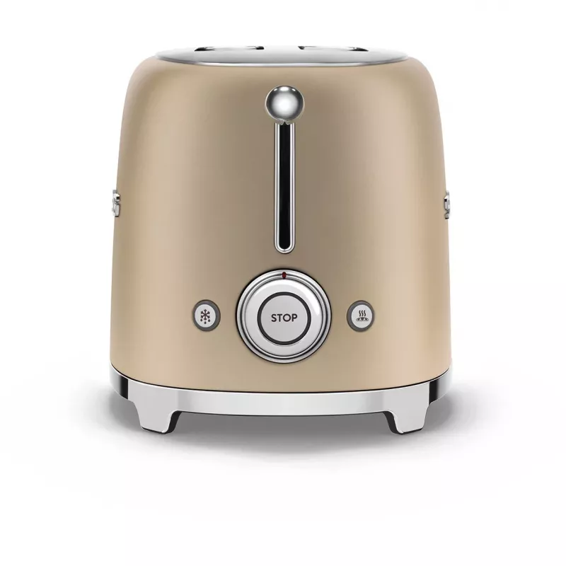 Tostadora Smeg 50's Style TSF01CHMEU 2 rebanadas Oro 950W