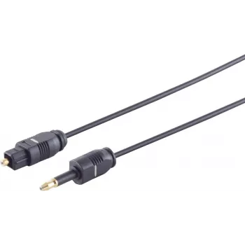 Cable de audio óptico ShiverPeaks 69012-3.0 TOSLINK a 3,5 mm, 3 m de longitud