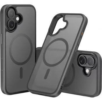 nevox StyleShell Invisio - iPhone 17 6.3 compatible con MagSafe negro (2542)