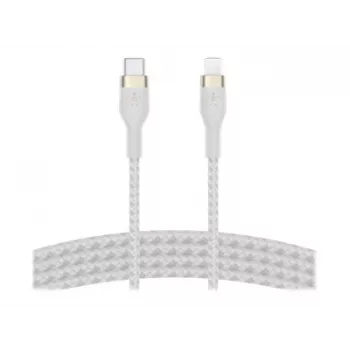 Belkin BOOST CHARGE - Cable Lightning - USB-C macho de 24 pines a Lightning macho - 1 m - blanco - para Apple iPad/iPhone/iPod (Lightning)