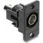 Conector hembra BNC para panel DELOCK 91107 — BNC hembra a BNC hembra, negro