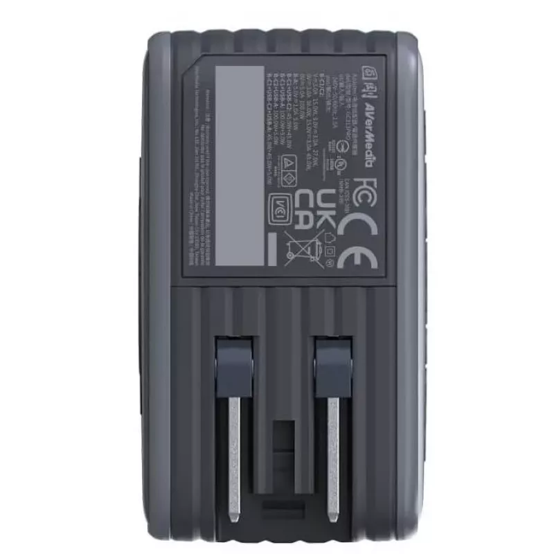 AVerMedia GC313Pro Universal Negro Carga rápida por CA Interior