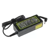 Fuente de alimentación Green Cell AD41P 65W para portátiles ASUS, 19V 3,42A, interior, negra