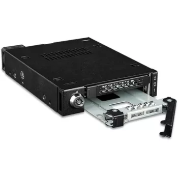 Adaptador para bahía de unidad icy dock MB092VK-B para 2 SSD NVMe U.2 / U.3 de 6,3 cm en bahía de 3,5 pulgadas (negro)
