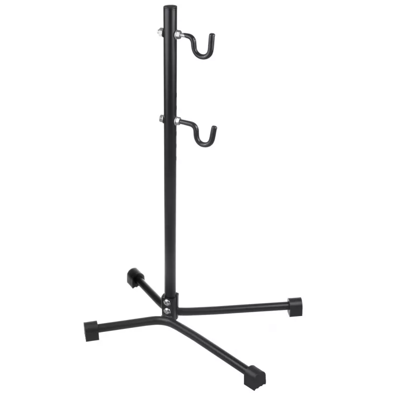 Soporte de taller para bicicleta MACLEAN MC-434, soporte de servicio plegable, 20 kg de carga, negro