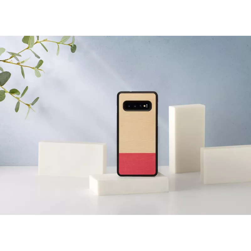 Funda para smartphone Man and Wood para Galaxy S10 — Miss Match negro