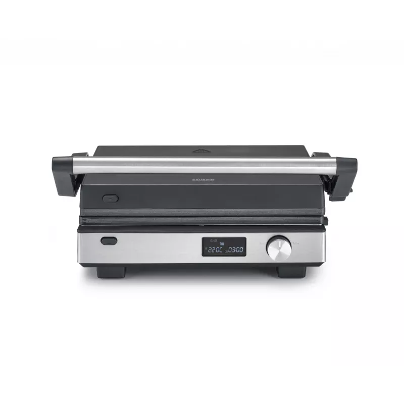 Parrilla de contacto Severin KG 2380 Negro Plata 2000W Acero inoxidable