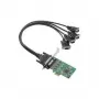 Moxa CP-104EL adaptador serie PCIe de perfil bajo – 4 x RS-232
