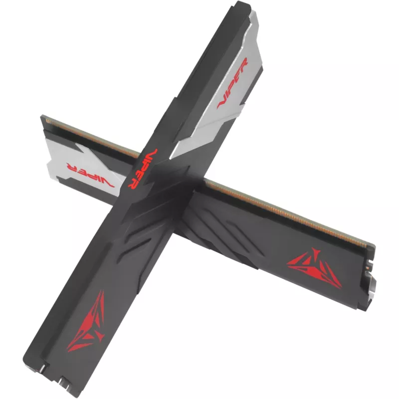 DIMM 32 GB DDR5-5600 (2x 16 GB) Kit dual, memoria RAM negra/blanca, PVV532G560C36K, Viper Venom, INTEL XMP