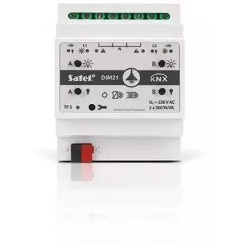 Satel KNX-DIM21 actuador Smart Home regulador para carril DIN