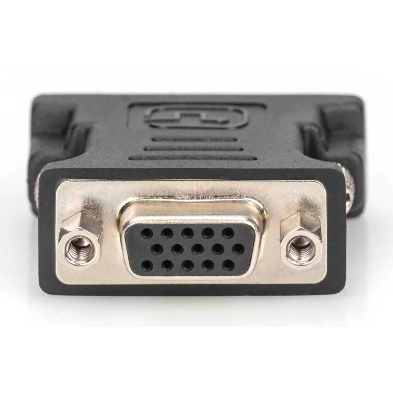 Adaptador DVI Assmann. DVI(24+5) - HD15 M/H. DVI-I Dual-Link. bl (AK-320504-000-S)
