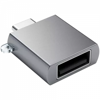 Adaptador Satechi USB-C a USB 3.0 Space Gray diseño elegante y alta calidad - diseño compacto - - - (179979)