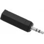 Adaptador de audio Omnitronic jack macho de 3,5 mm a jack hembra de 6,35 mm estéreo 3022631W