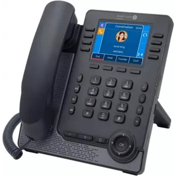 Teléfono IP Alcatel M7s gris auricular con cable pantalla de 3,5