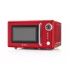 Microondas de encimera ETA Storio Rojo Solo – 20 L, 700 W, 5 niveles de potencia, plato giratorio de 245 mm