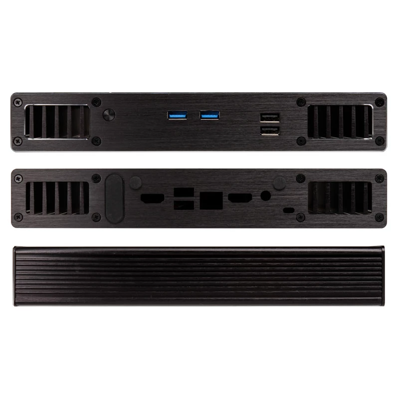 Carcasa de PC Akasa Plato X7D Small Form Factor negra