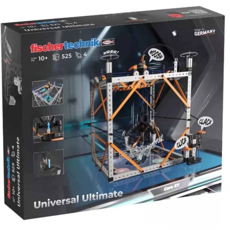 Juego de construcción educativo Fischertechnik Universal Ultimate 576102 — piezas modulares para aprender y prototipar