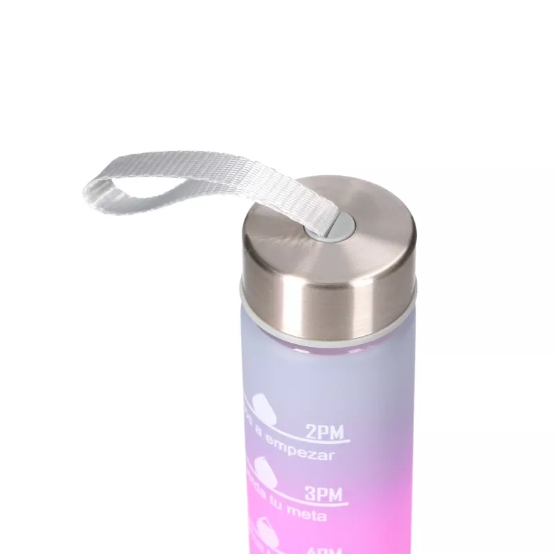 Extralink Set de Botellas Motivacionales 3W1 Rosa-Negro 2000ML+900ML+300ML