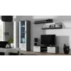 Soporte de TV Cama SOHO 140 gris/blanco brillante