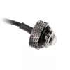 Tapón LED ARGB XSPC G1/4 5V 3 pines, Negro/Cromo
