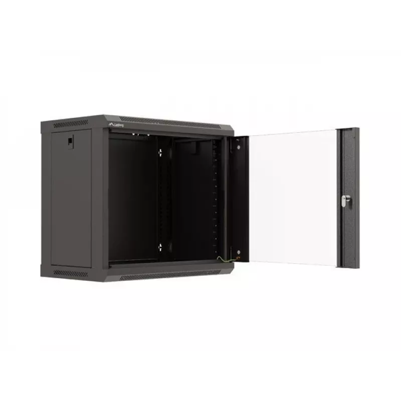 Rack de pared LANBERG WF03-5309-10B, 9U, 500×350×540 mm, carga máx. 60 kg, negro