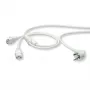 ROLINE 19.08.1023 Cable de alimentación blanco 2 m CEE7/7 IEC C13 (19.08.1023)