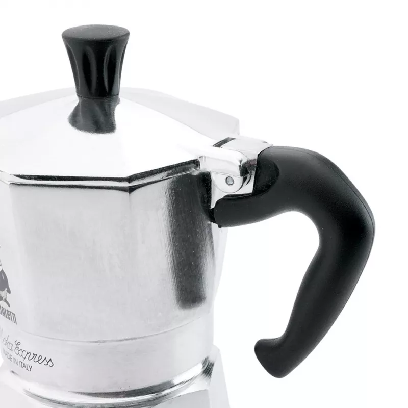 Bialetti Moka Express Cafetera Moka 0,06 L Aluminio, Negro