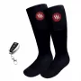 Calcetines deportivos Glovii GQ2M con elemento calefactor integrado, talla M, negro, transpirables, mezcla de algodón y elastano