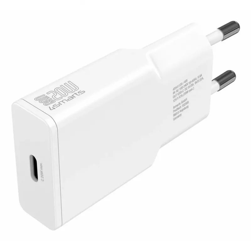 Cargador de interior 4smarts 540020 carga rápida Smartphone Tablet Blanco