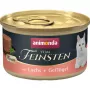 Comida húmeda para gatos animonda Vom Feinsten Salmón y ave sin cereales 85 g lata, adulto, sin gluten ni soja