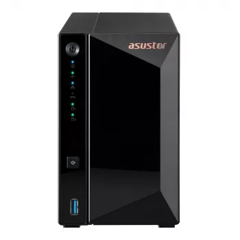 Asustor DRIVESTOR 2 Pro Gen2 AS3302T v2 NAS Realtek RTD1619B 2 GB DDR4 ADM Negro