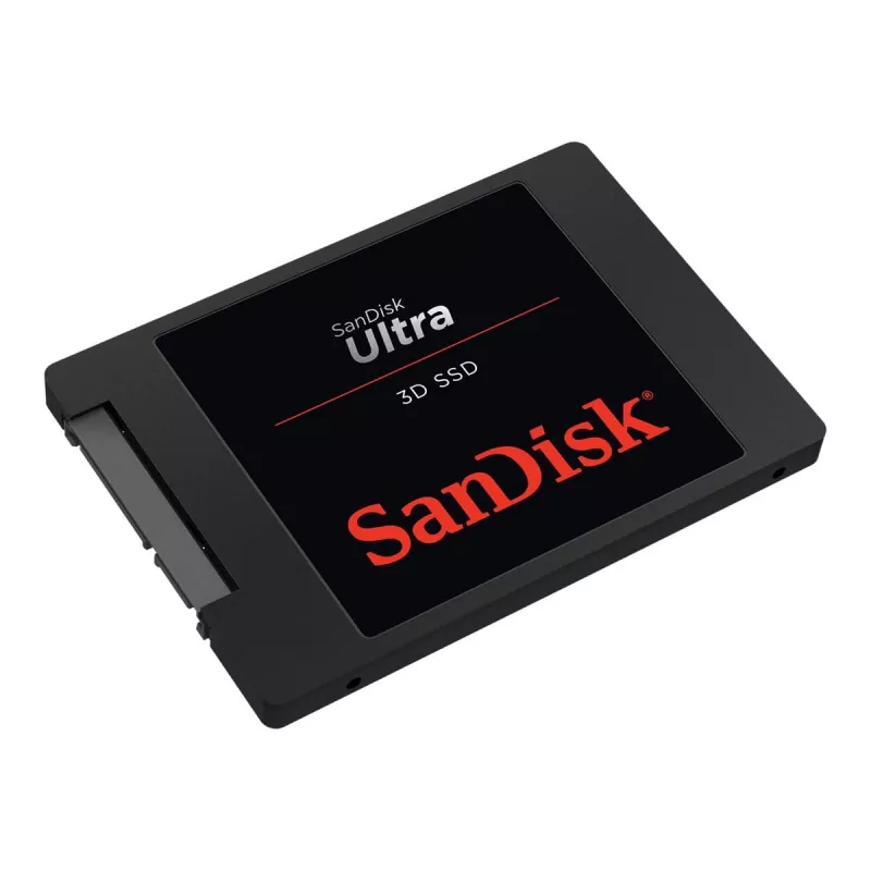 SanDisk Ultra 3D - SSD - 500 GB - interno - 2,5 (6,4 cm) - SATA 6 Gbit/s (SDSSDH3-500G-G26)