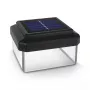 GB128 Lámpara solar LED para postes de valla y jardín, Negro - Verde Blue