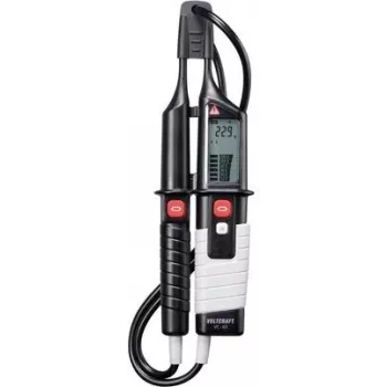 VC 63 Comprobador de tensión bipolar, calibrado DAkkS, CAT III 1000V, CAT IV 600V (VC 63)