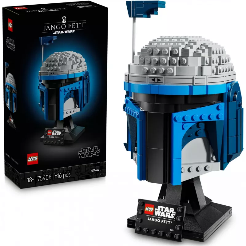 LEGO Star Wars 75408 Casco de Jango Fett, 616 piezas, 18+