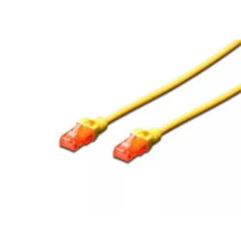 Cable de red Digitus CAT 6 U/UTP RJ-45 3m Amarillo