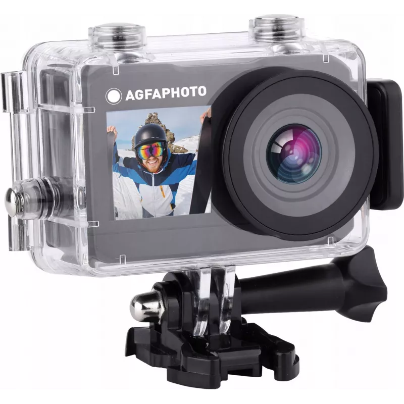 Action cam AgfaPhoto Action cámara deportiva 16 MP 2K Ultra HD CMOS Wi-Fi 58 g (AC7000BK)