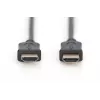 Cable de conexión HDMI High Speed Assmann, Type-A M/M, 5,0 m, con Ethernet, anteriormente HDMI 1.4, UL, negro, dorado (AK-330114-050-S)