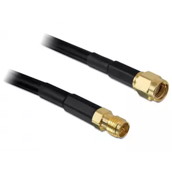 Cable coaxial DeLOCK 2m RP-SMA CFD200 Negro