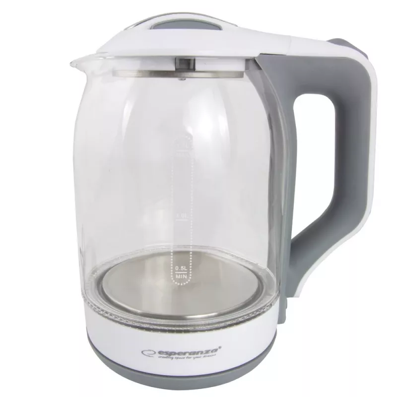 Hervidor eléctrico Esperanza 1,7 L 1500 W blanco multicolor