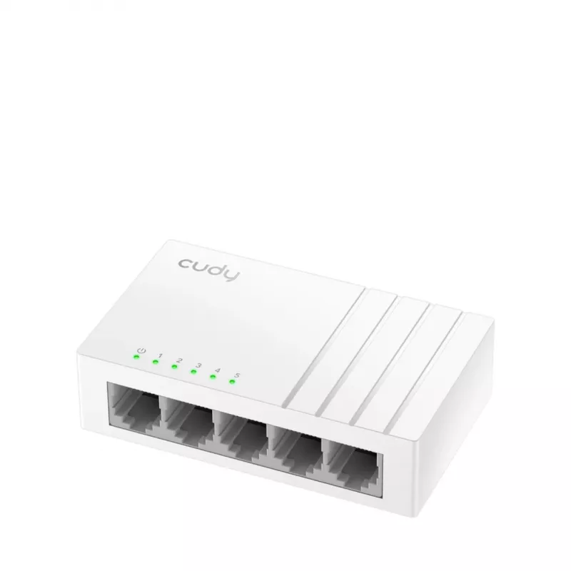 Switch de red Cudy GS105U – no gestionado 5 puertos Gigabit Ethernet (10/100/1000), blanco, 5 V