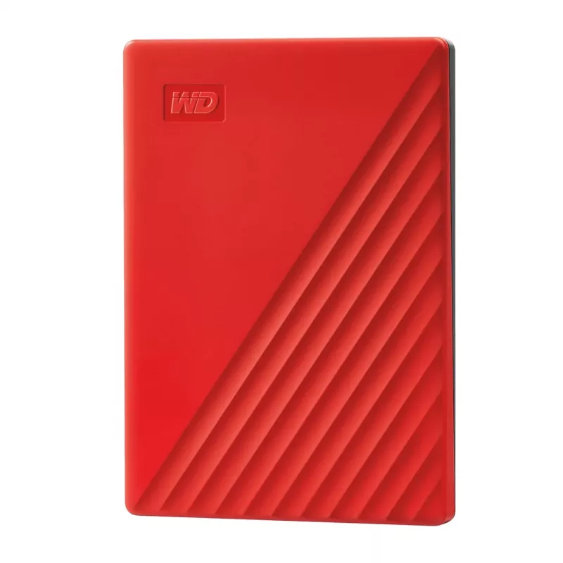 WD My Passport WDBYVG0020BRD - Disco duro - cifrado - 2TB - externo (portátil) - USB3.0 - AES de 256 bits - Rojo (WDBYVG0020BRD-WESN)